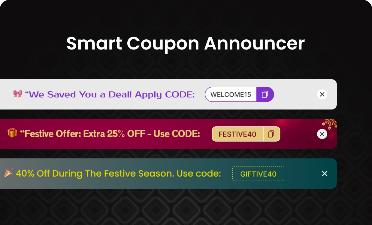 Marquee announcement preview